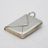Edwardian Sterling Silver Envelope Form Stamp Case Fob Antique 1902 Birmingham