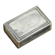 Edwardian Sterling Silver 'The Great Wheel, Blackpool' Match Box Cover Antique