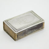 Edwardian Sterling Silver 'The Great Wheel, Blackpool' Match Box Cover Antique