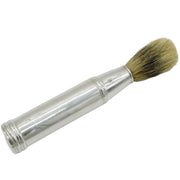 Victorian Sterling Silver Gents Travelling Shaving Brush Antique 1885 London