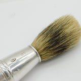 Victorian Sterling Silver Gents Travelling Shaving Brush Antique 1885 London