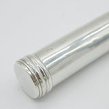 Victorian Sterling Silver Gents Travelling Shaving Brush Antique 1885 London