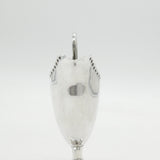 Victorian Sterling Silver Georgian Form Helmet Cream Jug Antique 1876 Birmingham
