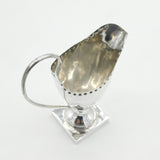 Victorian Sterling Silver Georgian Form Helmet Cream Jug Antique 1876 Birmingham
