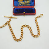 9ct Rose Gold Albert Watch Chain Necklace or Bracelet Antique Victorian c1890