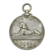 Victorian Silver Egypt War Medal Sergeant E. Lynch Royal Irish Fusiliers Antique