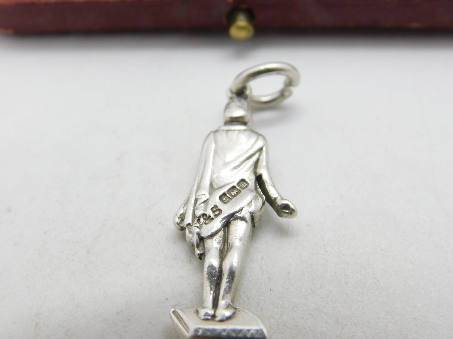 Sterling Silver William Shakespeare Charm Pendant 1911 Birmingham Antique