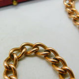 9ct Rose Gold Albert Watch Chain Necklace or Bracelet Antique Victorian c1890