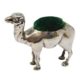 Edwardian Sterling Silver Camel Form Novelty Pin Cushion Antique 1906 Birmingham