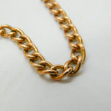 9ct Rose Gold Albert Watch Chain Necklace or Bracelet Antique Victorian c1890