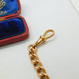 9ct Rose Gold Albert Watch Chain Necklace or Bracelet Antique Victorian c1890