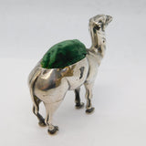 Edwardian Sterling Silver Camel Form Novelty Pin Cushion Antique 1906 Birmingham