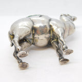 Edwardian Sterling Silver Camel Form Novelty Pin Cushion Antique 1906 Birmingham
