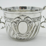 Victorian Sterling Silver Swirl Pattern Porringer Cup Antique 1898 London