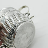 Victorian Sterling Silver Swirl Pattern Porringer Cup Antique 1898 London