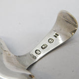 George III Sterling Silver Kidney Shaped Tea Caddy Spoon Antique 1809 Birmingham