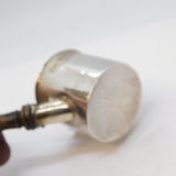 Victorian Sterling Silver Miniature Crested Brandy Pan Antique 1840 London