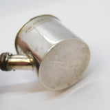 Victorian Sterling Silver Miniature Crested Brandy Pan Antique 1840 London