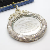 Dundee Scottish Provincial Sterling Silver Large High School of Dundee Fob 1881