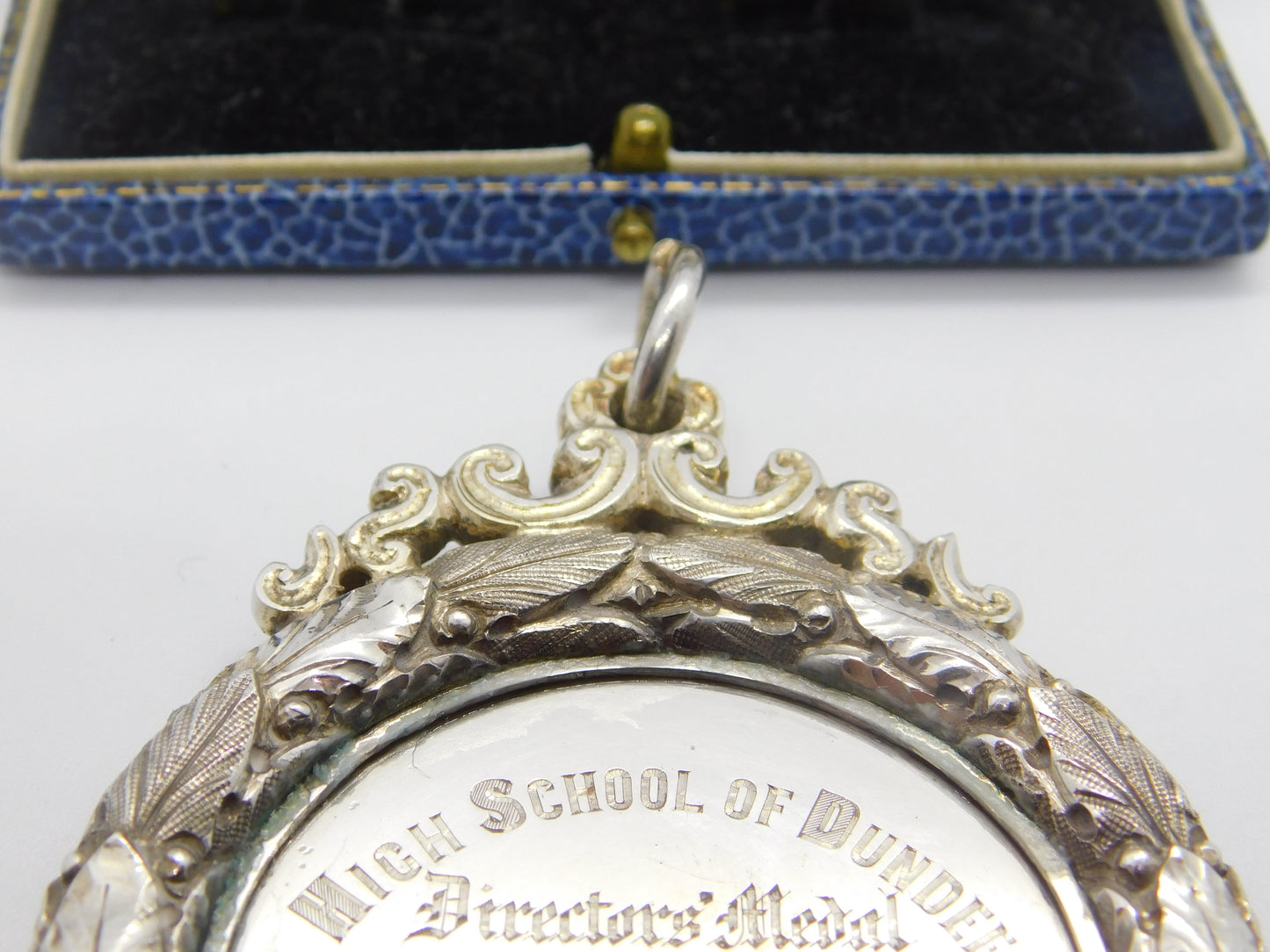 Dundee Scottish Provincial Sterling Silver Large High School of Dundee Fob 1881