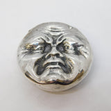 Sterling Silver Novelty Man in the Moon Vesta Case Vintage 1983 London