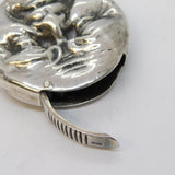 Sterling Silver Novelty Man in the Moon Vesta Case Vintage 1983 London