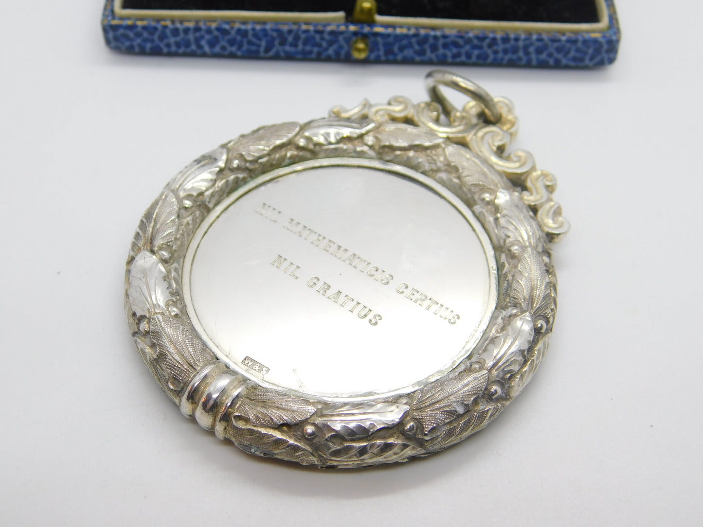 Dundee Scottish Provincial Sterling Silver Large High School of Dundee Fob 1881