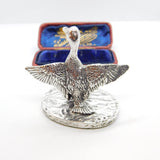 Sterling Silver Proud Duck or Drake Figurine Sculpture 2005 Sheffield Vintage