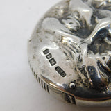 Sterling Silver Novelty Man in the Moon Vesta Case Vintage 1983 London