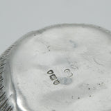 Victorian Sterling Silver Floral Pattern Sugar Bowl Antique 1891 London