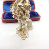 Cast Sterling Silver Dickens Style Figurine Vintage 1971 London