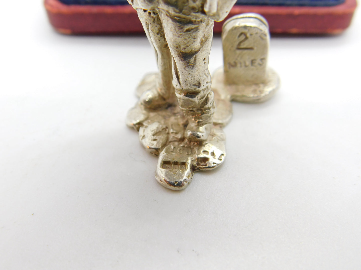 Cast Sterling Silver Dickens Style Figurine Vintage 1971 London