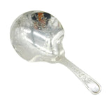 George III Sterling Silver Floral Pattern Tea Caddy Spoon Antique 1798 London