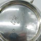 Victorian Sterling Silver Two-Handled Crested Sugar Bowl Antique 1865 Sheffield