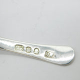 George III Sterling Silver Floral Pattern Tea Caddy Spoon Antique 1798 London