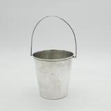 20th Century Egyptian .900 Silver Swing Handle Ice Bucket Antique c1920 Art Deco