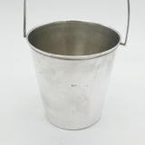 20th Century Egyptian .900 Silver Swing Handle Ice Bucket Antique c1920 Art Deco