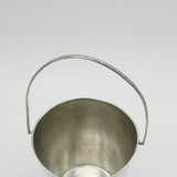 20th Century Egyptian .900 Silver Swing Handle Ice Bucket Antique c1920 Art Deco