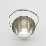 20th Century Egyptian .900 Silver Swing Handle Ice Bucket Antique c1920 Art Deco