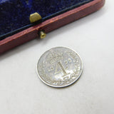 Queen Victorian Silver Maundy Fourpence Coin 1892 Very Fine Condition Antique