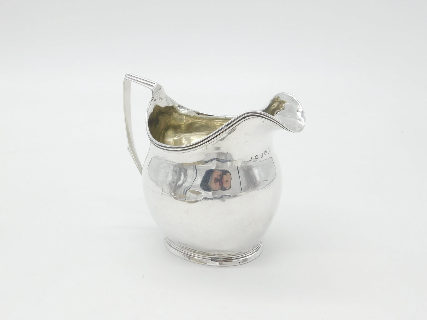 Georgian Sterling Silver Minimal Cream Jug 1807 Antique London