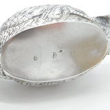 Georgian Dutch .934 Silver Swan Sweet Treat Dish Antique c1800 George III