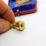9ct Yellow Gold Large Lighthouse Charm Pendant Vintage 1965 London