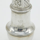George II Sterling Silver Muffineer Sugar Caster Antique 1737 London Samuel Wood