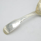 George IV Sterling Silver Floral Engraved Tea Caddy Spoon Antique 1829 London