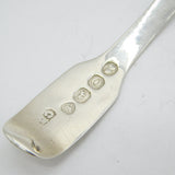 George IV Sterling Silver Floral Engraved Tea Caddy Spoon Antique 1829 London