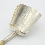 George III Sterling Silver & Mother of Pearl Sugar Spoon Antique 1807