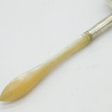 George III Sterling Silver & Mother of Pearl Sugar Spoon Antique 1807