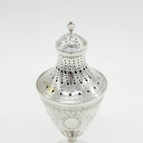 Early 19th Century Danish Sterling Silver Floral Sugar Caster Antique 1828