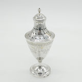 Early 19th Century Danish Sterling Silver Floral Sugar Caster Antique 1828